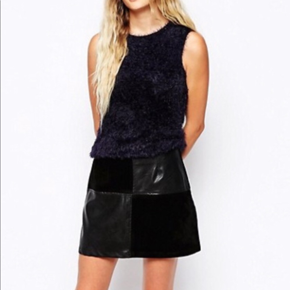 MINKPINK Forever and Ever Miniskirt Leather